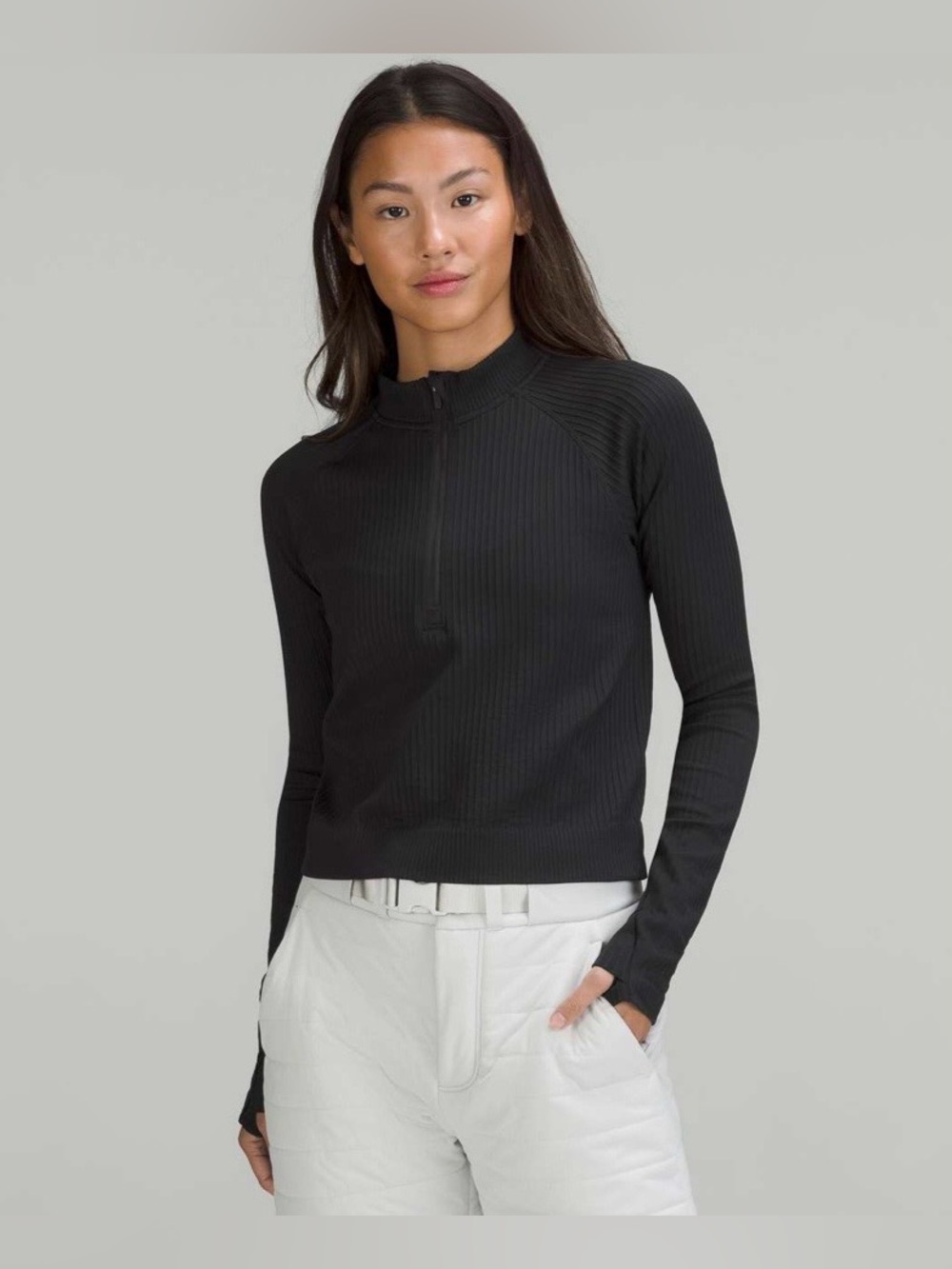 Lululemon Rest Less Cropped Half Zip